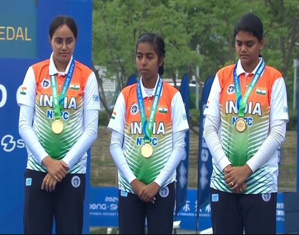 Won gold medal by defeating Italy in Archery World Cup
