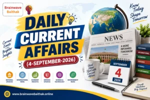 Daily Current Affairs 04 September 2026