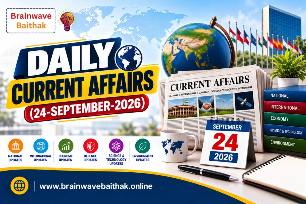 Daily Current Affairs 24 September 2026