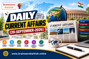 Daily Current Affairs 28 September 2026