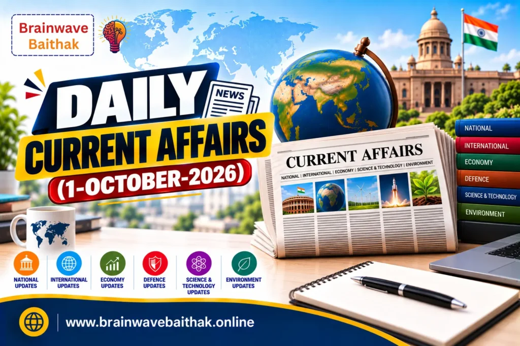 Daily Current Affairs 1 October 2026