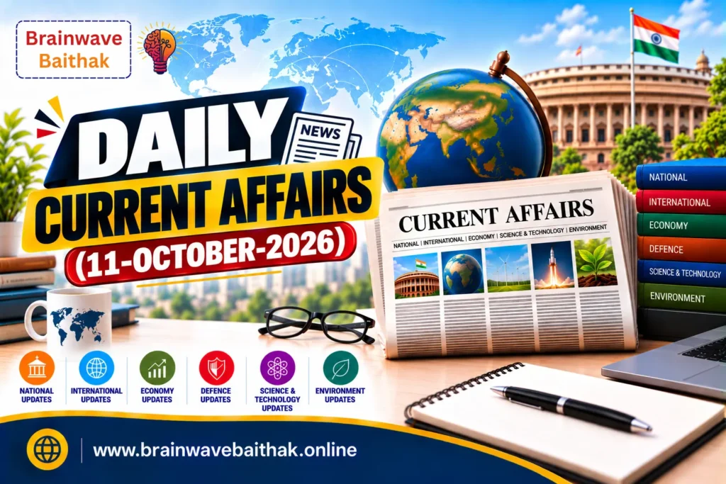 Daily Current Affairs 11 October 2026
