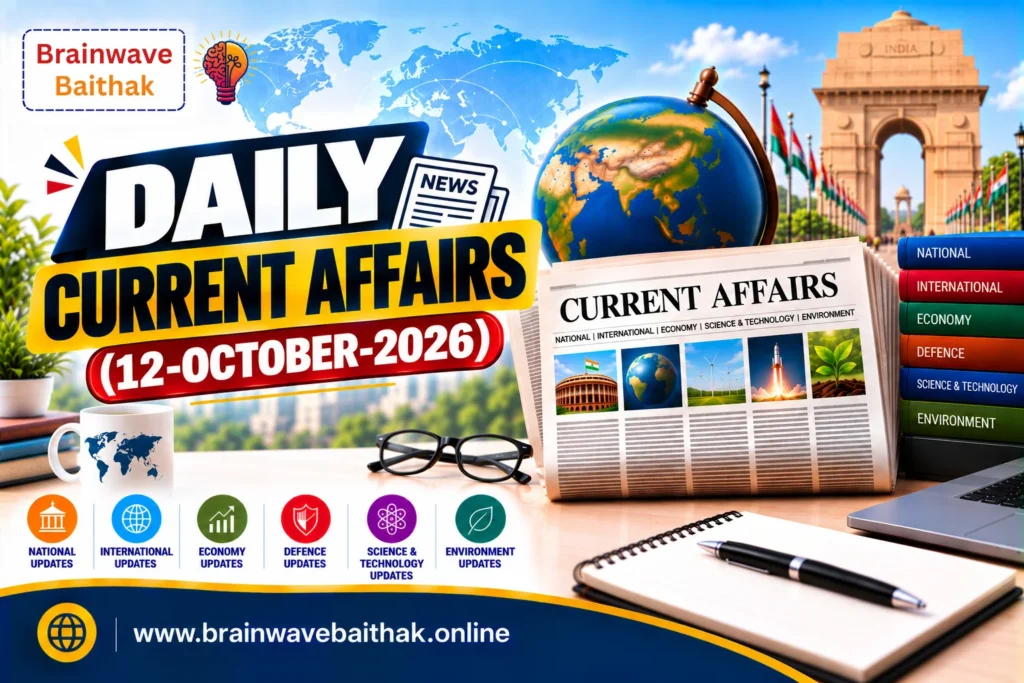 Daily Current Affairs 12 October 2026