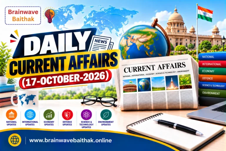 Daily Current Affairs 17 October 2026