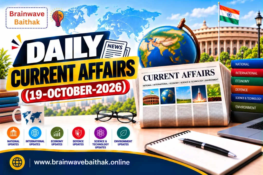 Daily Current Affairs 19 October 2026