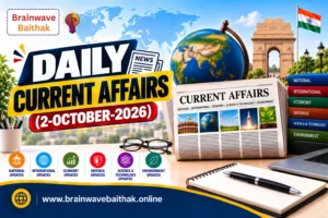 Daily Current Affairs 2 October 2026