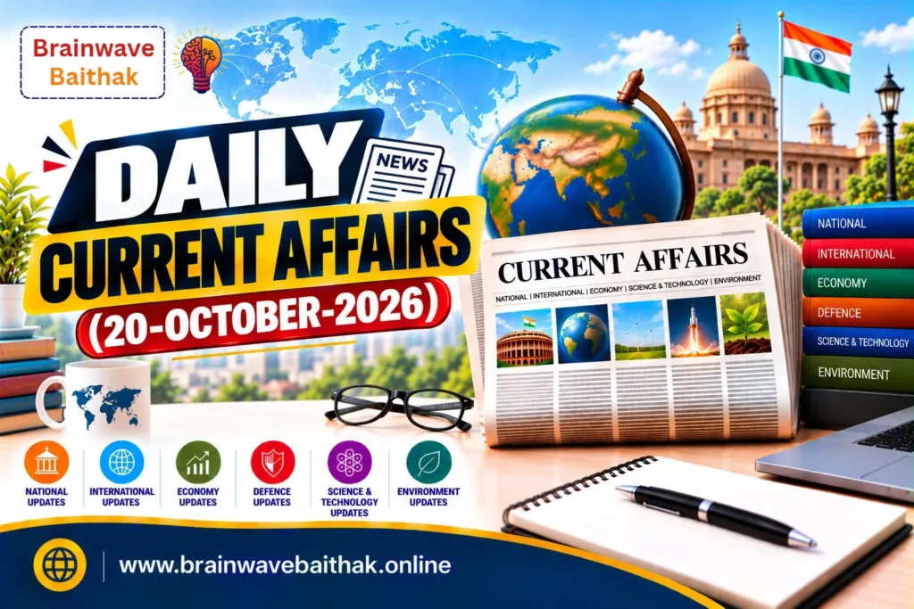 Daily Current Affairs 20 October 2026