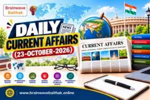 Daily Current Affairs 23 October 2026
