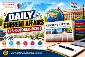 Daily Current Affairs 25 October 2026