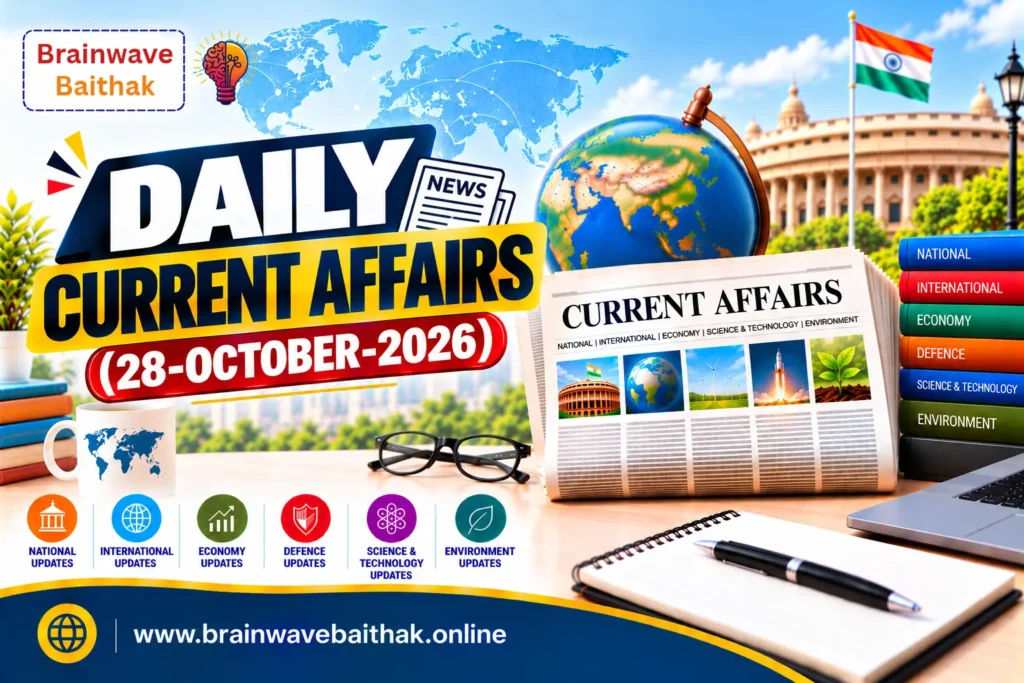Daily Current Affairs 28 October 2026