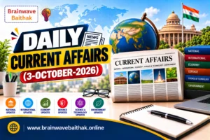 Daily Current Affairs 3 October 2026