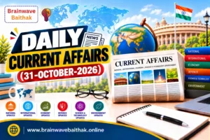 Daily Current Affairs 31 October 2026