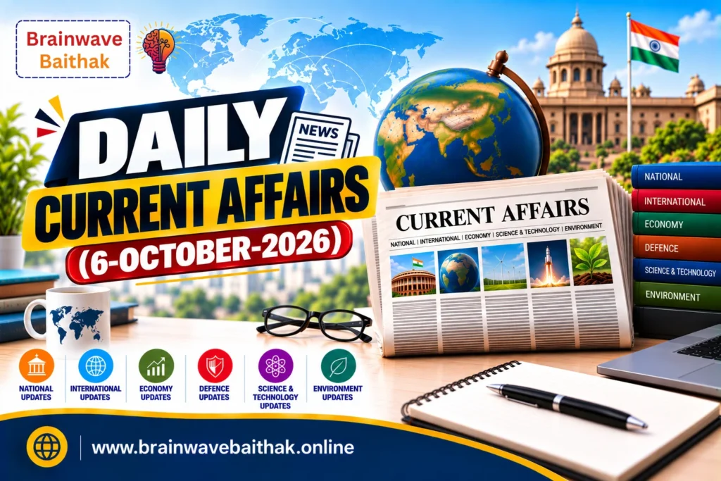 Daily Current Affairs 6 October 2026